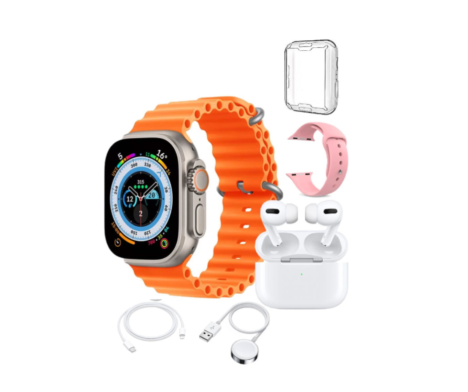 Combo X90 – Smartwatch Ultra + Airpods Pro