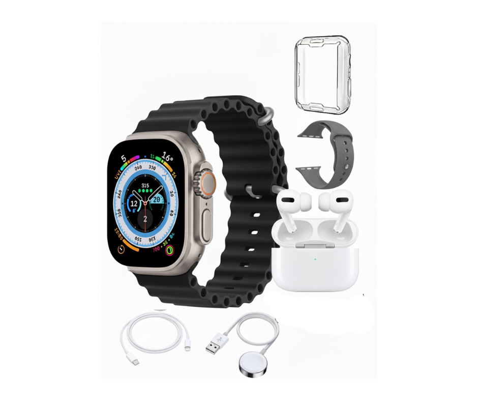 Combo X90 – Smartwatch Ultra + Airpods Pro